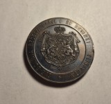 Medalie Regele Carol I - Liceul din Turnu Severin 1890 Stema Regala Rara