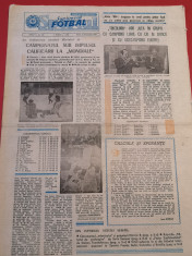 Ziarul SPORTUL - Supliment FOTBAL 13.12.1989 foto