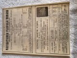 afis original reclama antebelica societati Regalitate Romania .Anii 1930 .Dimensiuni aproximativ format A4