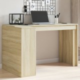 vidaXL Birou, stejar sonoma, 123,5x73,5x75 cm, lemn prelucrat
