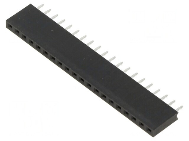 Soclu Şiruri Pini Mamă 2,54mm 20-PIN THT PCB Aurit