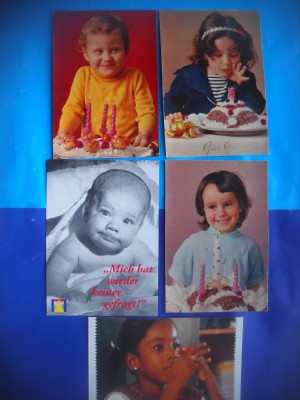 HOPCT LOT NR 987 COPII -5 CARTI POSTALE-NECIRCULATE foto