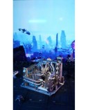 Puzzle 3D din lemn Marble Spaceport, Robotime