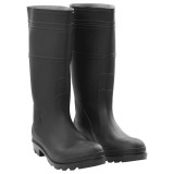 vidaXL Cizme de ploaie, negru, PVC, mărime 46 137595