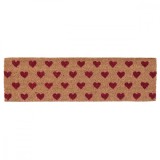 Cumpara ieftin Covoras intrare casa antiderapant fibre cocos cauciuc Hearts 75 cm x 22 cm x 2 h