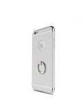 Husa iPhone 7 Elegance Luxury 3in1 Ring Silver, Protectie Completa, Anti-soc, Carcasa Slim