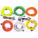 Fir cu neon 5 metri 12V alb