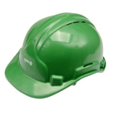 VOREL Casca de protectie, verde, centura reglabila 50-66 cm