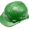VOREL Casca de protectie, verde, centura reglabila 50-66 cm