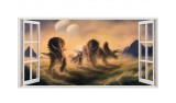 Cumpara ieftin Sticker decorativ cu Dinozauri, 85 cm, 4339ST