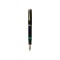 Stilou Souveran M1000 F, penita aur 18K, accesorii placate cu aur, corp negru