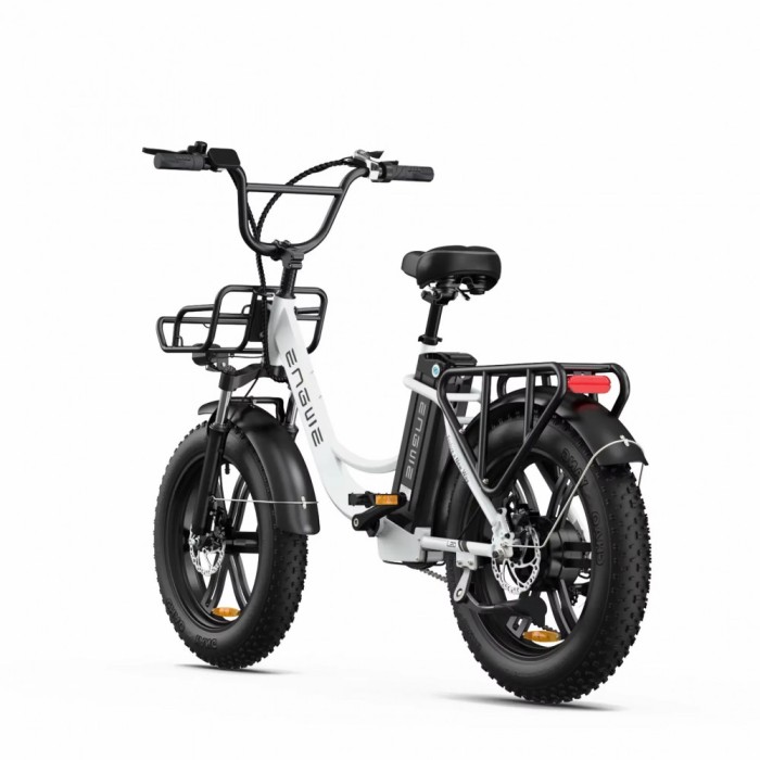 ENGWE L20 250W 20&#039;&#039; Bicicletă electrică 48V 13Ah cu coș, rază de acțiune 140 km