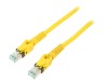 Patch Cord S/FTP Cat 6a Cu Galben 2m
