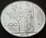 Cumpara ieftin Moneda 100 LIRE - ITALIA, anul 1975 * cod 1359, Europa