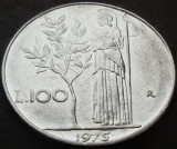 Cumpara ieftin Moneda 100 LIRE - ITALIA, anul 1975 * cod 1359, Europa