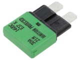Siguranță Resetabilă Auto GLOSO 30A 14VDC E37-30K-4-01 19,75mm