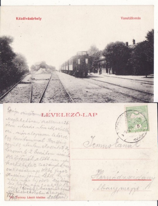 Targu Secuiesc- Gara-1910- rara