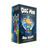 Dog Man Series 7 Books Collection Set By Dav Pilkey (Dog Man, Unleashed, A Tale of Two Kitties, Dog Man and Cat Kid, Lord of the Fleas, Brawl of the W