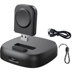 Incarcator fara fir pentru Apple Watch Delidigi, ABS, negru