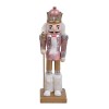 Figurina Spargatorul de nuci, 25 cm, corp lemn, Roz, General
