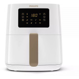 Friteuza fara ulei Philips Airfryer HD9255/30, Rapid Air, 800g, capacitate 4.1L, Wifi, curatare rapida, 13 functii de gatit presetate, compatibil Amaz