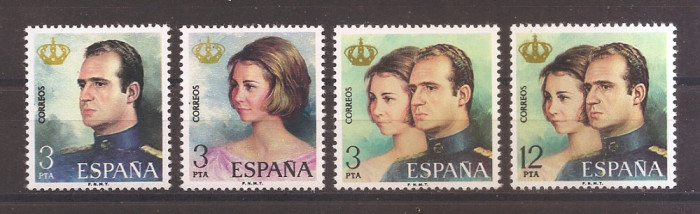 Spania 1975 - Regele Juan Carlos I - Aderarea la tron, MNH