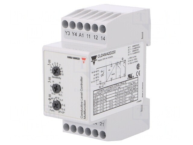 Releu Monitorizare Nivel 230VAC SPDT IP20