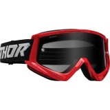 MBS Ochelari Thor Combat Sand Racer, rosu/negru, sticla fumurie, Cod Produs: 26012697PE