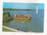 RF108 - Carte Postala -Mangalia Nord. Neptun, Restaurantul Insula, circulata 1976