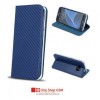 Husa Flip Carte CARBON Apple iPhone 6 Plus Blue