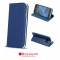 Husa Flip Carte CARBON Huawei Y7 Blue