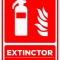 Semn extinctor fire extinguisher