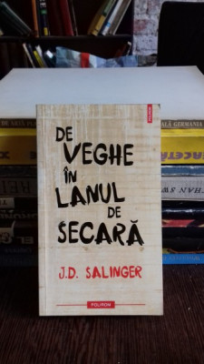 DE VEGHE IN LANUL DE SECARA - J.D. SALINGER foto