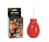Irigator Anal &amp; Vaginal Douche Anal Seven Creations PVC Rosu - Igiena Intima, Curatare Usoara