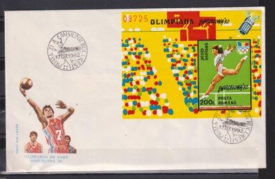 ROMANIA 1992 FDC. LP. 1291 foto