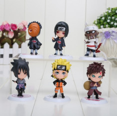 Figurine Naruto Shippuden Itachi, Gaara, Sasuke Obito 7 cm anime foto