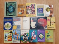 32 vol. Stiinta distractiva amuzanta atractiva recreativa (Fersman Perelman Atanasiu Opris Lecca Akimuskin, Fizica Mineralogia Astronomia Chimia etc.)