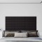 Panouri perete 12 buc. negru, 60x15 cm, piele ecologică 1,08 m&sup2;