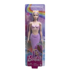 BARBIE DREAMTOPIA PAPUSA SIRENA CU PAR MOV SI COADA MOV