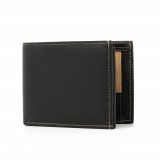 Cumpara ieftin Portofel barbati Denis PT1026 piele naturala, Negru/Maro