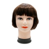 Perucă pentru damă, păr scurt, culoare maro