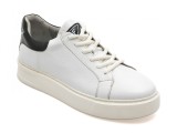 Pantofi BRAVELLI albi, 37712, din piele naturala