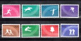 A12 S2 8 - Timbre foarte vechi - Polonia - sporturi olimpice