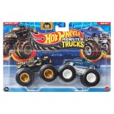 Set 2 masini Monster Truck, Hot Wheels, Big Foot 50 vs Big Foot, JCC69