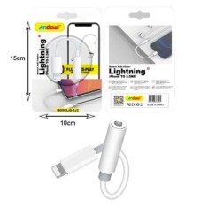 Andowl Q-ZJ2 &ndash; Adaptor Lightning Masculin la 3.5mm Feminin