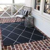 Covor Premium Belgian Model Elis 48784-690, Marime 200 x 290 cm, Negru, Antialergic, Polipropilena, Living, Dormitor, Sufragerie, Birou