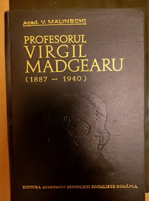 MALINSCHI - PROFESORUL VIRGIL MADGEARU (1887-1940) foto