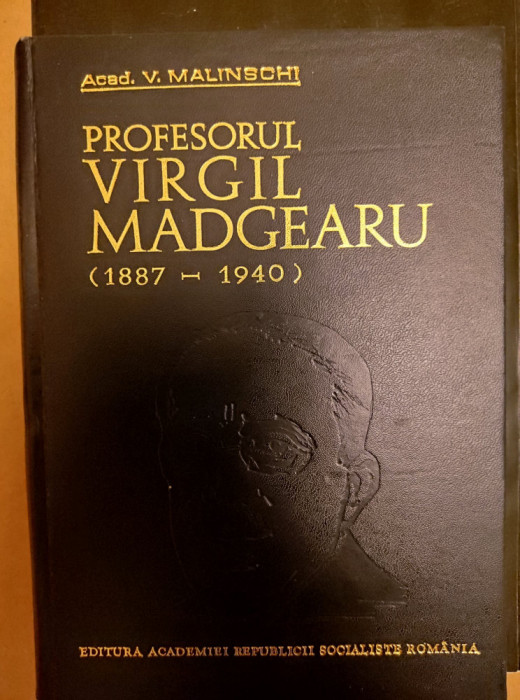MALINSCHI - PROFESORUL VIRGIL MADGEARU (1887-1940)