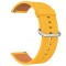 Curea piele, compatibila Xiaomi Watch S1 Active, telescoape Quick Release, 18cm, Galben