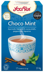 Ceai Bio CHOCO MINT - CACAO si MENTA, 17 pliculete - 37.4g Yogi Tea foto